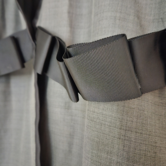 Poleci Classic Gray Overcoat Relaxed Fit Formal Evening Designer Jacket, 6 - Picture 10 of 10